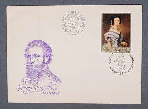 MayfairStamps Hungary FDC 1967 Painting Gyorgyi Giergl Alajos First Day Cover aa