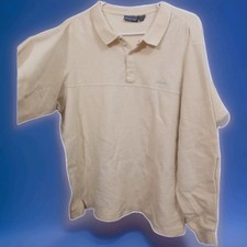 Patagonia Men's Long Sleeve Sweater.size Large Made As 100 cotton .Color Yellow