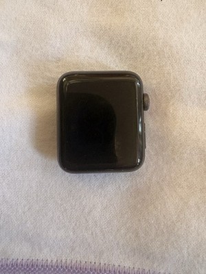 Apple Watch Series 3 38mm Space Gray Aluminum Case NO BAND