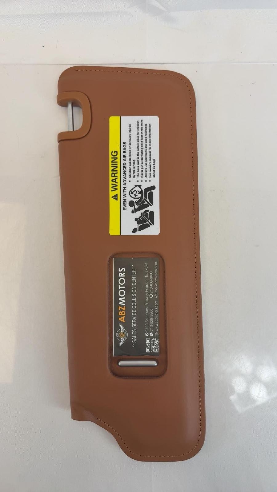 14-18 Bentley Continental GT OEM Driver Left Sun Visor Tan Brown Mirror Shade