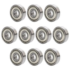 6x19x6 mm Steel Deep Groove Ball Bearing Model Bearings 626ZZ 626Z 80026 10...