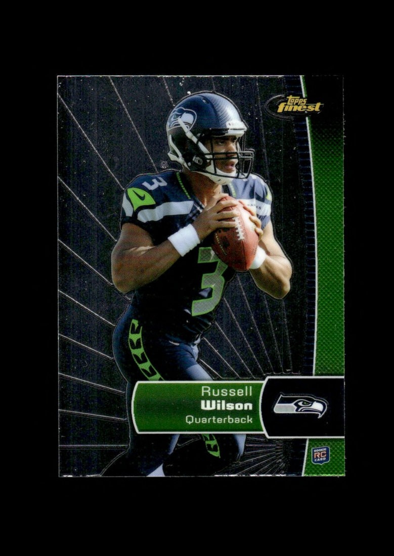 2012 Topps Finest: #140 Russell Wilson RC NM-MT OR BETTER