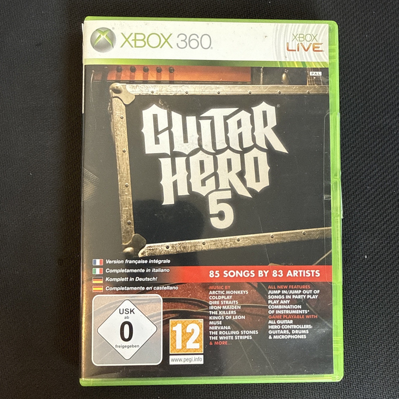 Jeu Microsoft XBOX 360 Guitar Héro 5 PAL Fr