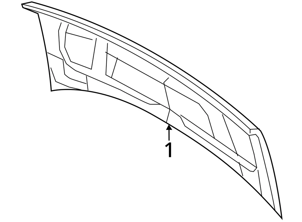 (LOCAL PICKUP ONLY) Hood Fits 08-19 21-24 FORD E350 VAN 4135672 - Image 3 of 3