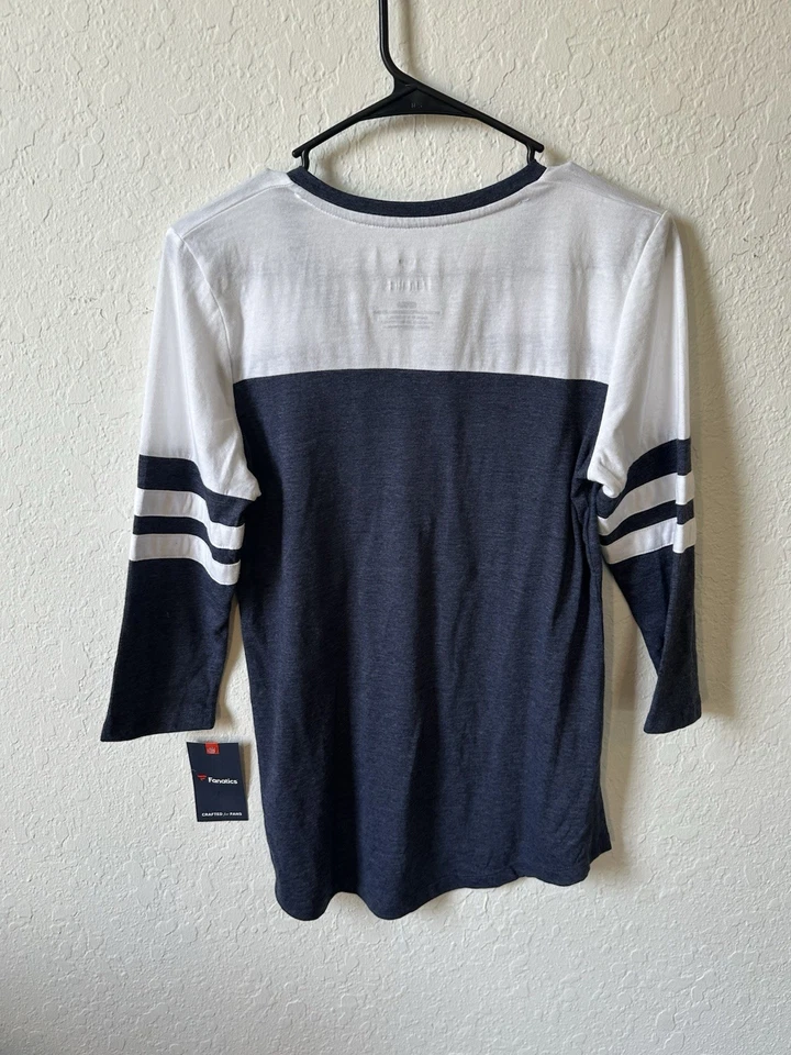 Women’s Small Cleveland Guardians FANATICS long Sleeve Raglan T-Shirt NWT - Image 4 of 4