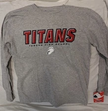 Tesoro High School Titans Champion Youth T-Shirt-Medium-NWT