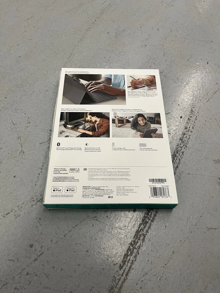 Logitech Slim Folio Keyboard Case for iPad 10th Gen & A16 (920-011368) NEW - Image 2 of 4