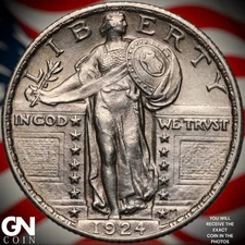 1924 P Standing Liberty Quarter Z8432