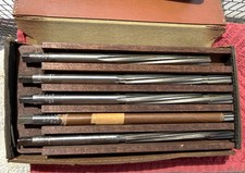 Vtg Set Of 5 Kent Moore 38 Drive Valve Guide Reamers No. J-9345-01-as Pictured