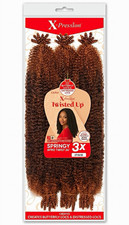 X-Pression Springy Afro Twist 24 in 3X Synthetic Crochet/Weave 2T1B/30