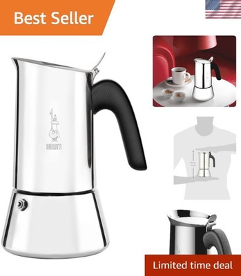 Stovetop Moka Pot - Bialetti Venus 6-Cup with Removable Tank & Filter