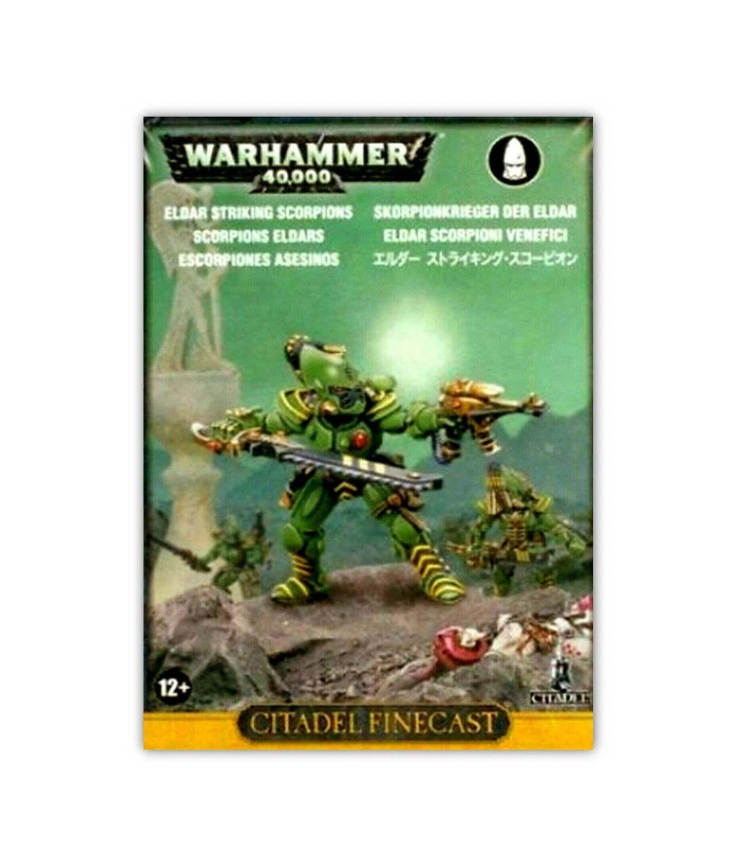 WARHAMMER 40K AELDARI Striking Scorpions - Eldar Rare OOP - Jeux