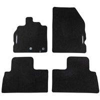 Velours FußMatten FüR Renault Scenic III 2009-2016 Autoteppich Schwarz 4 Tlg