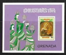 Grenada SC # 582 Virgin And Child By Nicolo di Pietro . MNH
