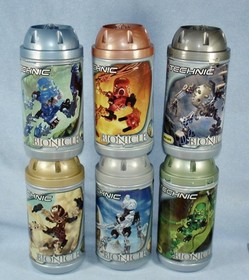 2001 Lego Bionicle ORIGINAL TOA MATA  (8531 - 8536) in Canisters&nbsp;+ rare Posters 
