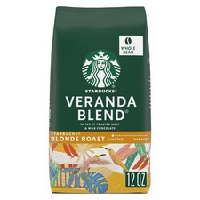 Starbucks Whole Bean Coffee 12 oz   For Hot or Iced Coffee   Select Your Flavor