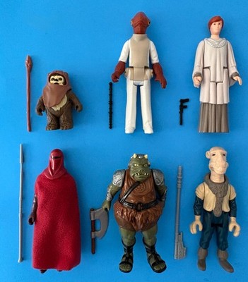 STAR WARS RETRO COLLECTION RETURN OF THE JEDI ACTION FIGURE SET LOOSE YAK FACE