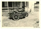 Genuine Photo Krad detector with motorcycle in Barwinkowe Ukraine 1942