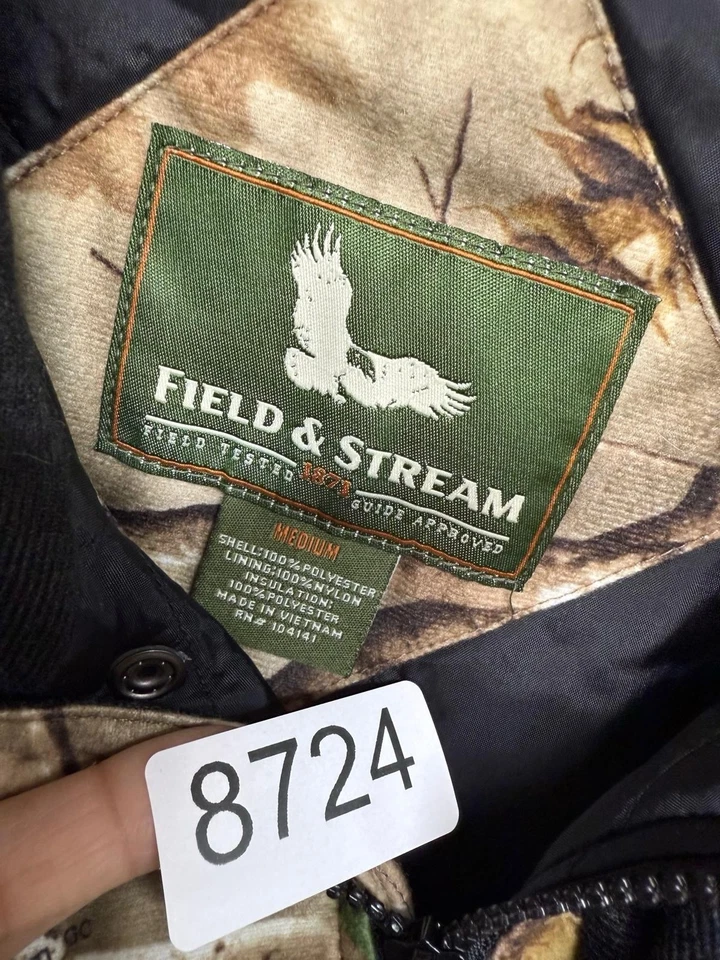 Chaqueta Field & Stream Para Hombre Camuflada Árbol Real Caza Pesada Aislada Talla M Foto 4 de 4