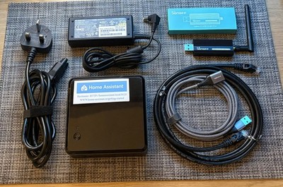 Home Assistant Starter Kit Mini PC Hub NUC Intel Core i3 8GB 120GB MATTER Zigbee