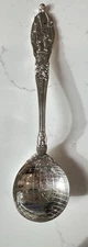 Vintage Tiffany & Co Sterling Silver Columbus Globe Souvenir Spoon 1492 1894