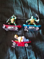 3 Hornby Scalextric Ninja Turtles And Homer Simpson See Photos