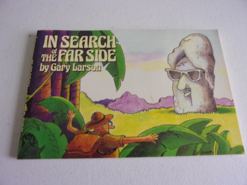 In Search of the Far Side comic book by Gary Larson, paperback book