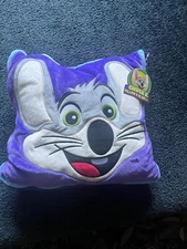 Chuck E Cheese Square Zip Up Pillow Blanket Purple