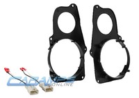Car Truck Stereo Front Door Speaker Mounting Adapter Plate Brackets With Harness on sale Car Truck Stereo Front Door Speaker Mounting Adapter Plate Brackets With Harness on sale