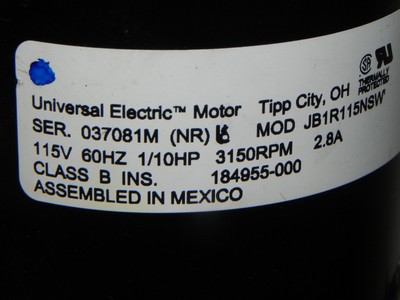 Used A.O. Smith Water Heater Part:Gas Model GPVH 40 100; Blower Assembl  #9004316 | eBay