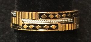 Set Toledo Spain 24K G Plated Bracelet 2 Earrings Ring Damascene Style Pearl