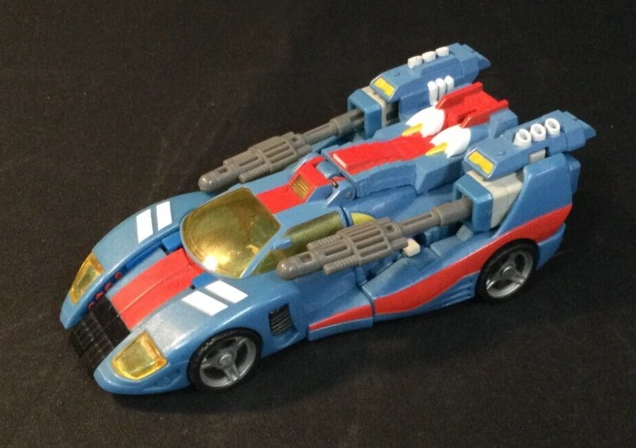 Transformers Cybertron: Robots in Disguise (2005) Blurr Figure COMPLETE w/ DVD - Image 4 of 4