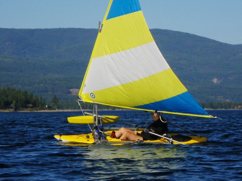 KAYAK SAIL KIT - fits any kayak incldg inflatable Sea Eagle 330/370 & Rigid Ones