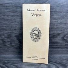 Vtg 1963 Travel Brochure Map Folding Virginia...