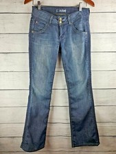 Hudson Denim Blue Jeans Boot Cut Mid Rise Size 26 EUC SUPER CUTE 