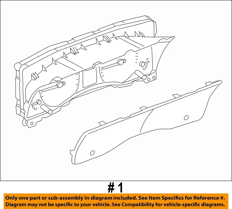 Medidor de velocímetro usado se adapta a: Nissan Nv 2500 2014 clúster MPH grado A Foto 4 de 4