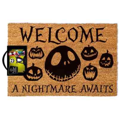THE NIGHTMARE BEFORE CHRISTMAS Offizieller Fußmatte 60 X 40 CM Coir PVC