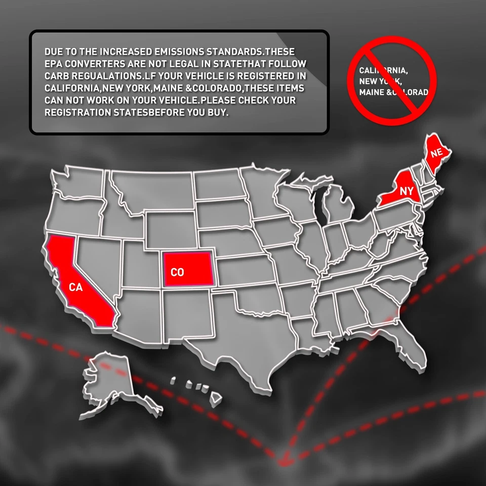 Catalytic Converter Flex Pipe Fits 2013 2014 - 2019 Ford Escape 1.6L 1.5L TURBO - Image 2 of 4