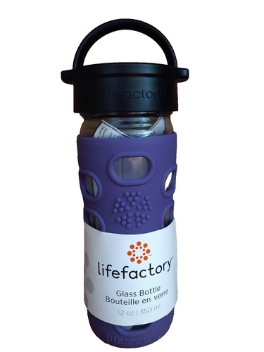 Lifefactory 22Oz Glass Water Bottle Classic Cap Orange Silicone Sleeve  Leakproof | eBay