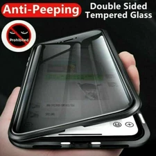 360° Anti-Spy Magnetic Glass Full Case For Samsung S24 S23 Ultra S22 Plus S20 FE