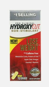 New Hydroxycut Pro Clinical Weight Loss NON-STIMULANT 72