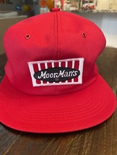 Vintage Motorman’s Animal Feeds SnapBack Red K-Brand Made In USA Hat Cap