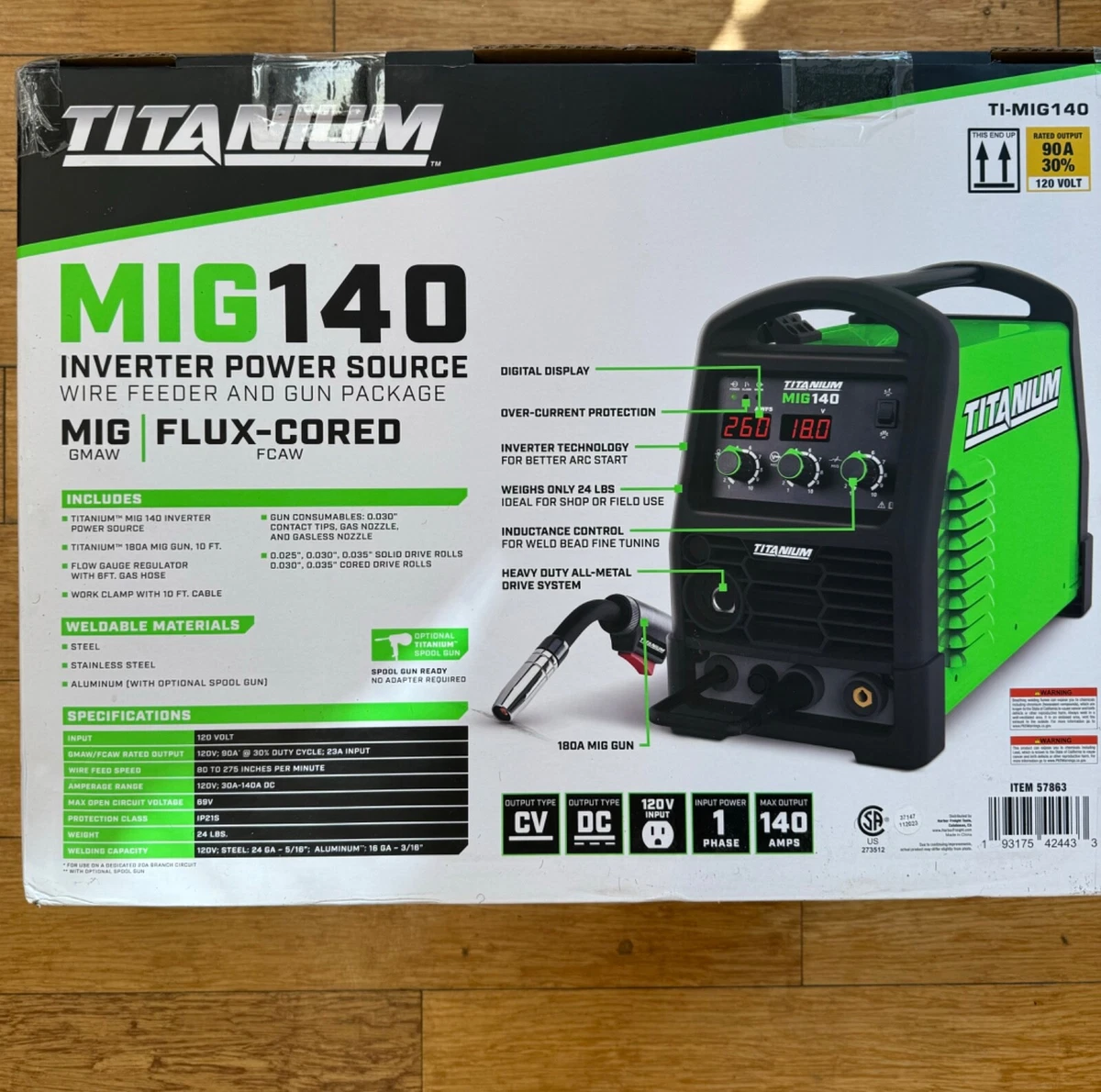 Titanium 2024 mig 140