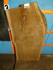 9968 3 1/8" THICK black walnut live edge slab table shelf bench