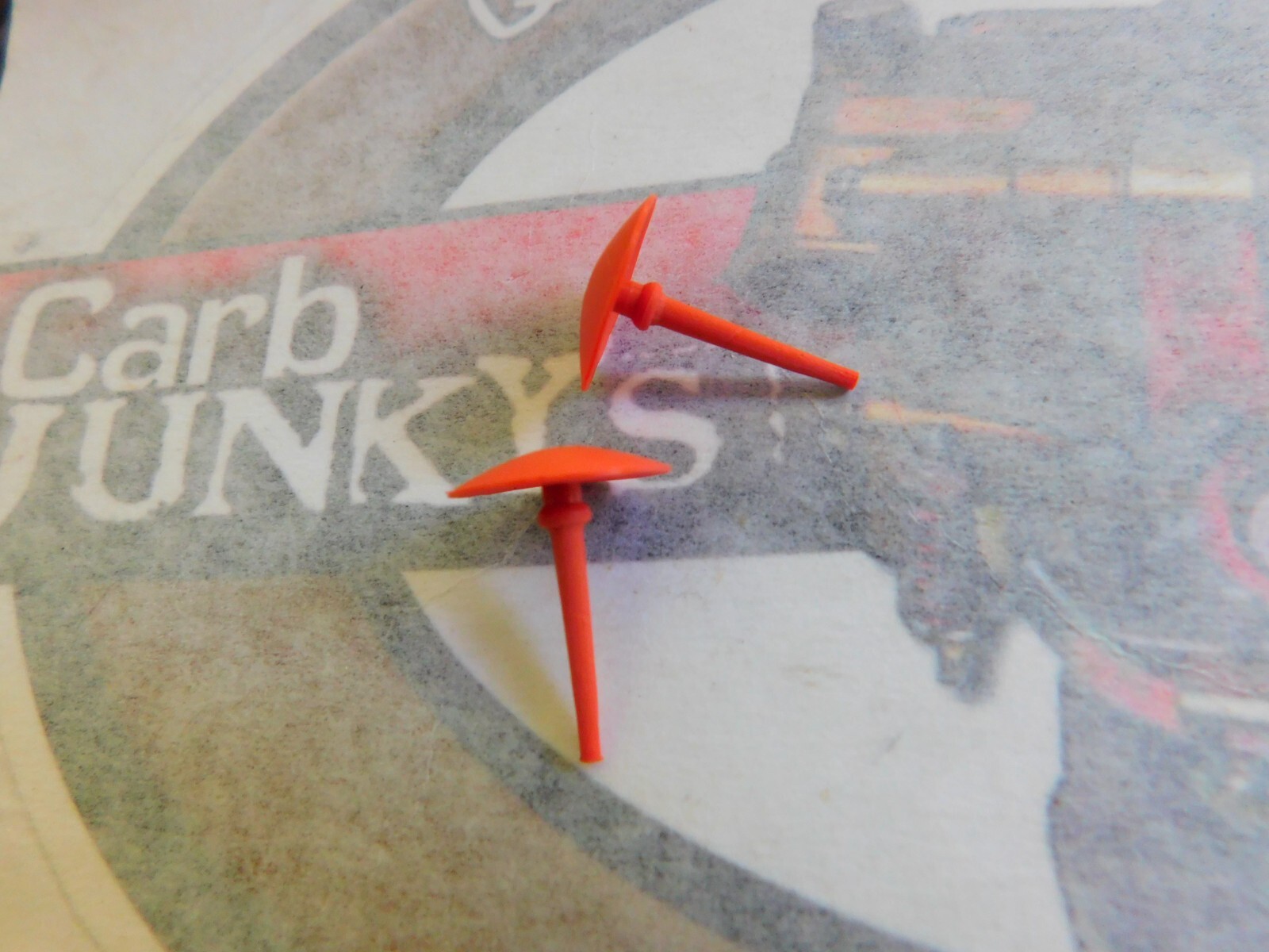 2 Autolite Holley Carburetor 2B 4B Accelerator Pump Check Valves Umbrella G582