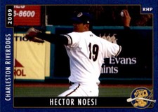 2009 Charleston RiverDogs Grandstand #25 Hector Noesi Dominican Republic DR Card