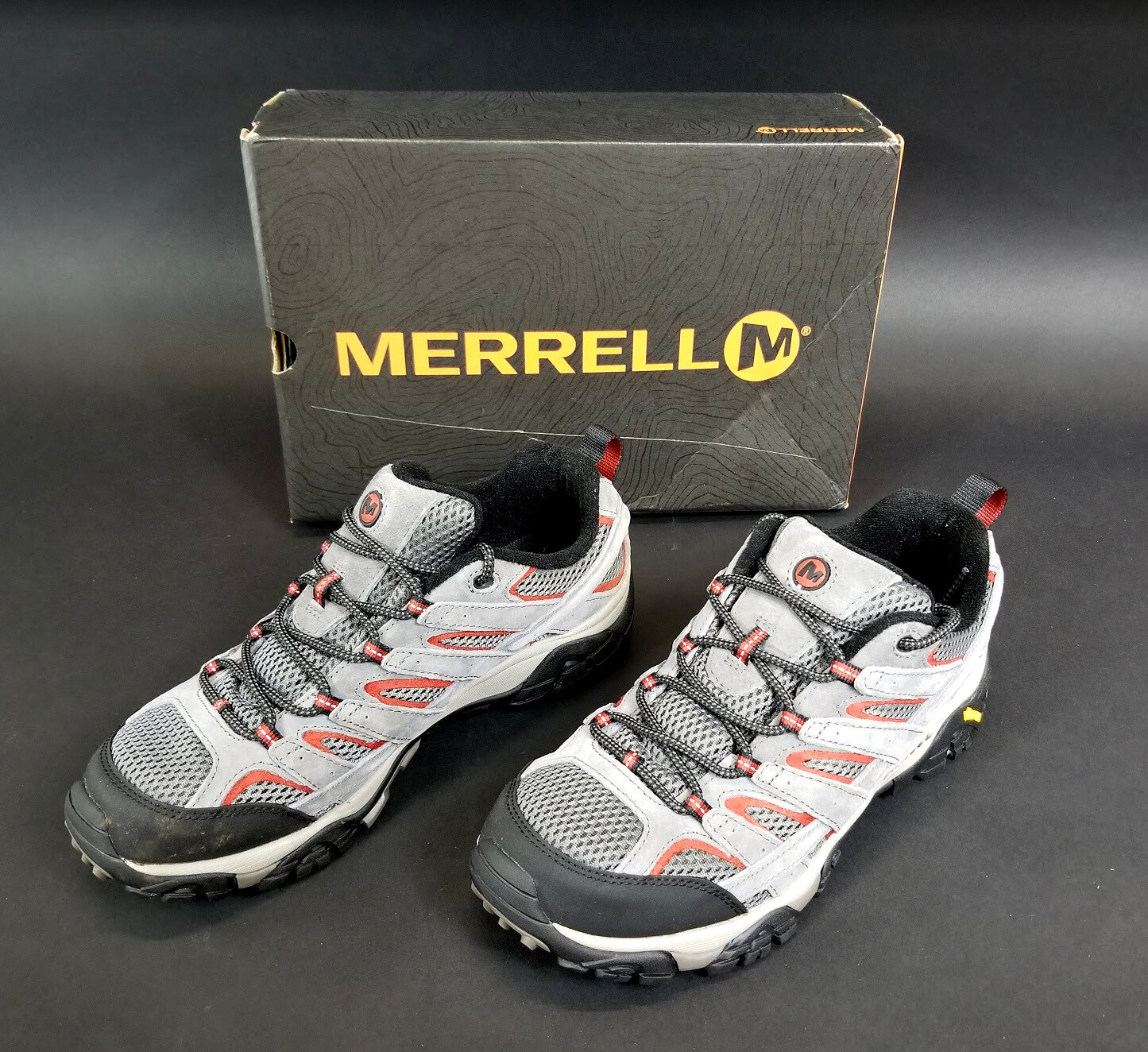 DONNA Merrell Uomo Moab Scarpe da Escursionismo 2 Sfiato Grigio Antracite 10 M US