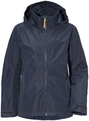 Didriksons Outdoorjacke Jacke Piko Boy's Jacket 2 dunkelblau winddicht Unifarben - Bild 1 von 4
