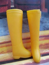 VTG MATTEL 1970s Superstar MOD Fireman/Riding/Rain Shoes Best Buy YELLOW BOOTS