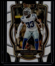 2022 Panini Select #274 Damone Clark RC White Prizm #/35